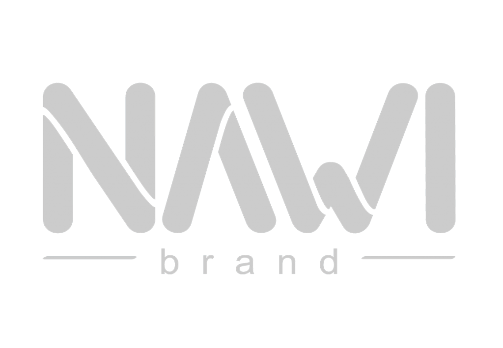 Logotipo Nawi en gris.